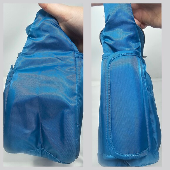 NWT Lug Flutter SE Crossbody Bag Ocean Blue RFID Water Bottle Holder - Picture 8 of 9